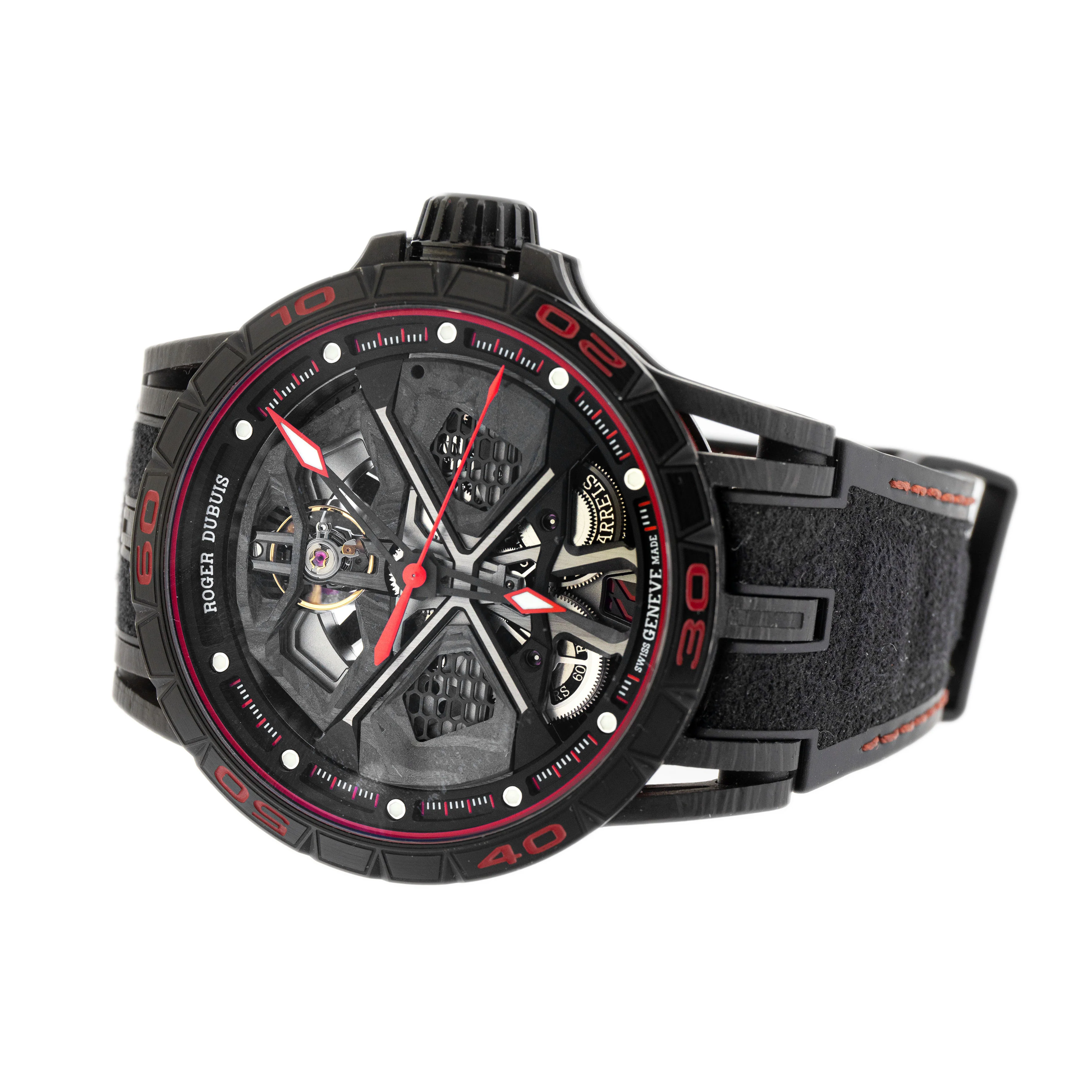 Roger Dubuis Excalibur Spider Hurucan Carbon Skeleton Dial 45mm DBEX0784 - Image 3