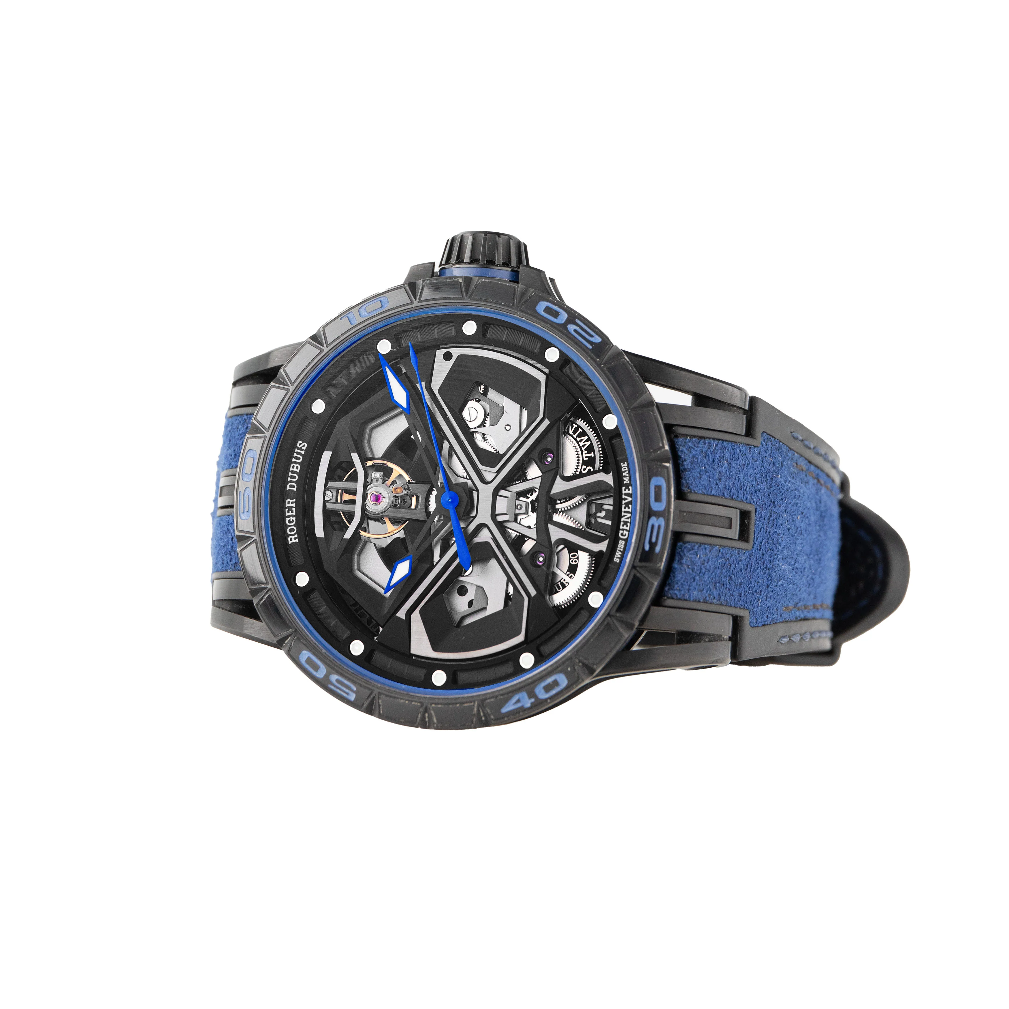 Roger Dubuis Excalibur Spider Monobalancier Huracan Titanium Skeleton Dial 45mm DBEX0749 Full Set - Image 3