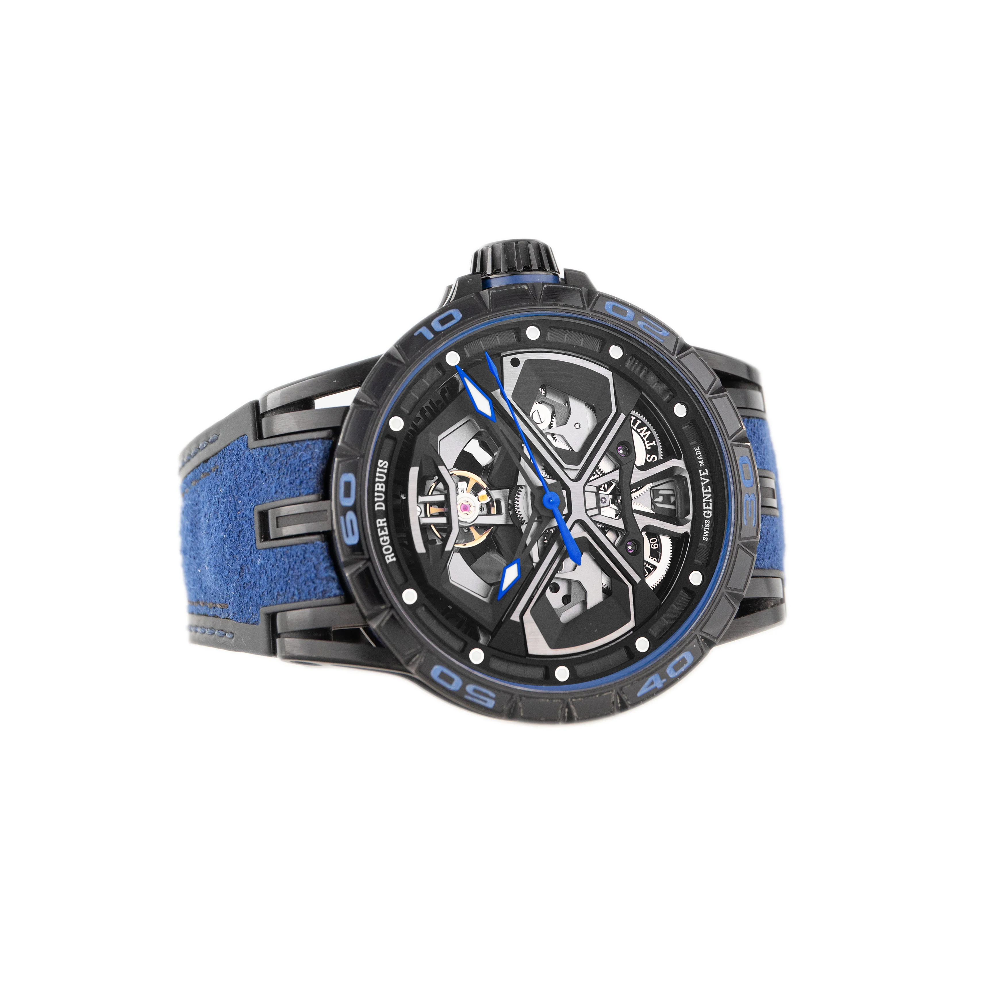 Roger Dubuis Excalibur Spider Monobalancier Huracan Titanium Skeleton Dial 45mm DBEX0749 Full Set - Image 4