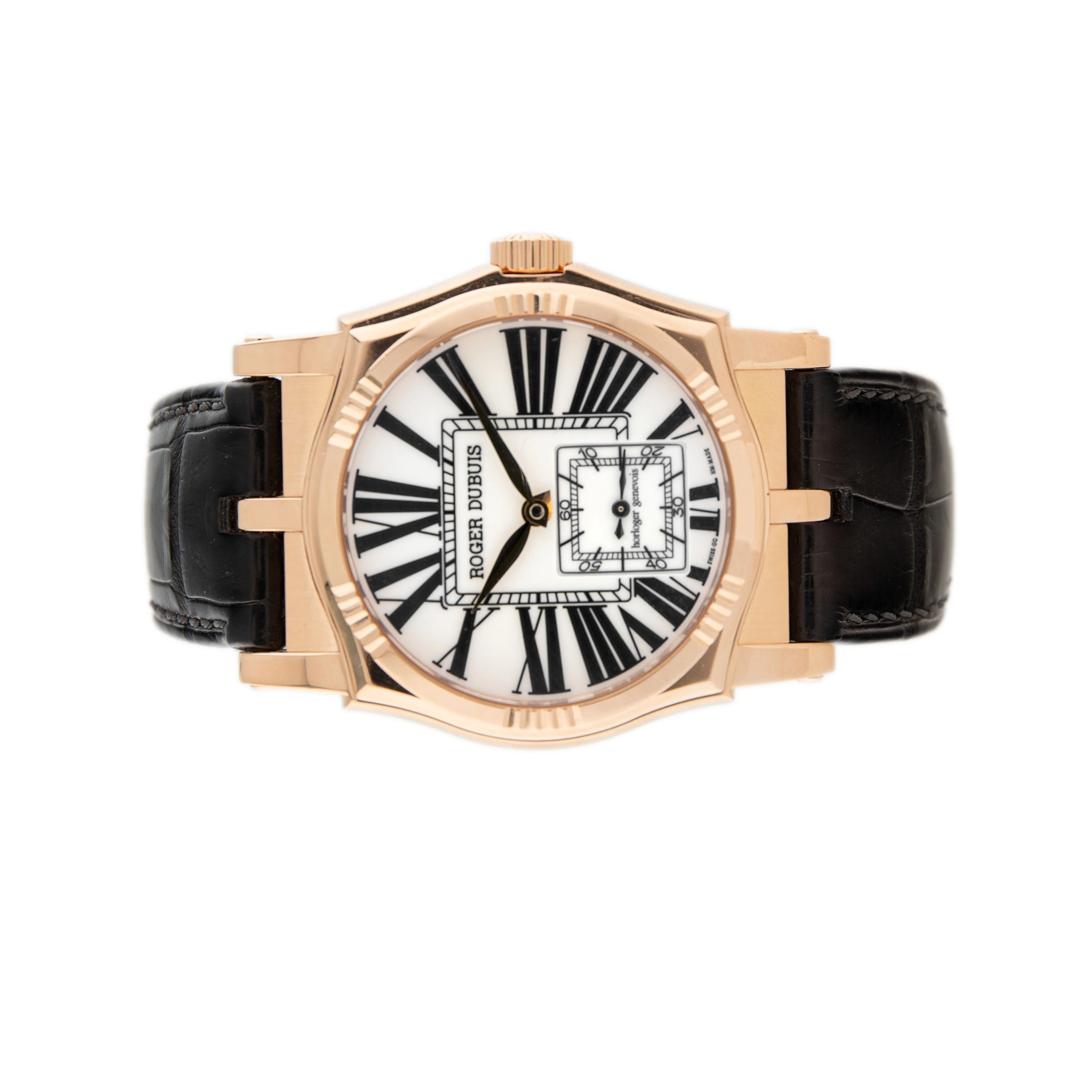 Roger Dubuis Sympathie Rose Gold White Dial 41mm SY40 14 5 - Image 2