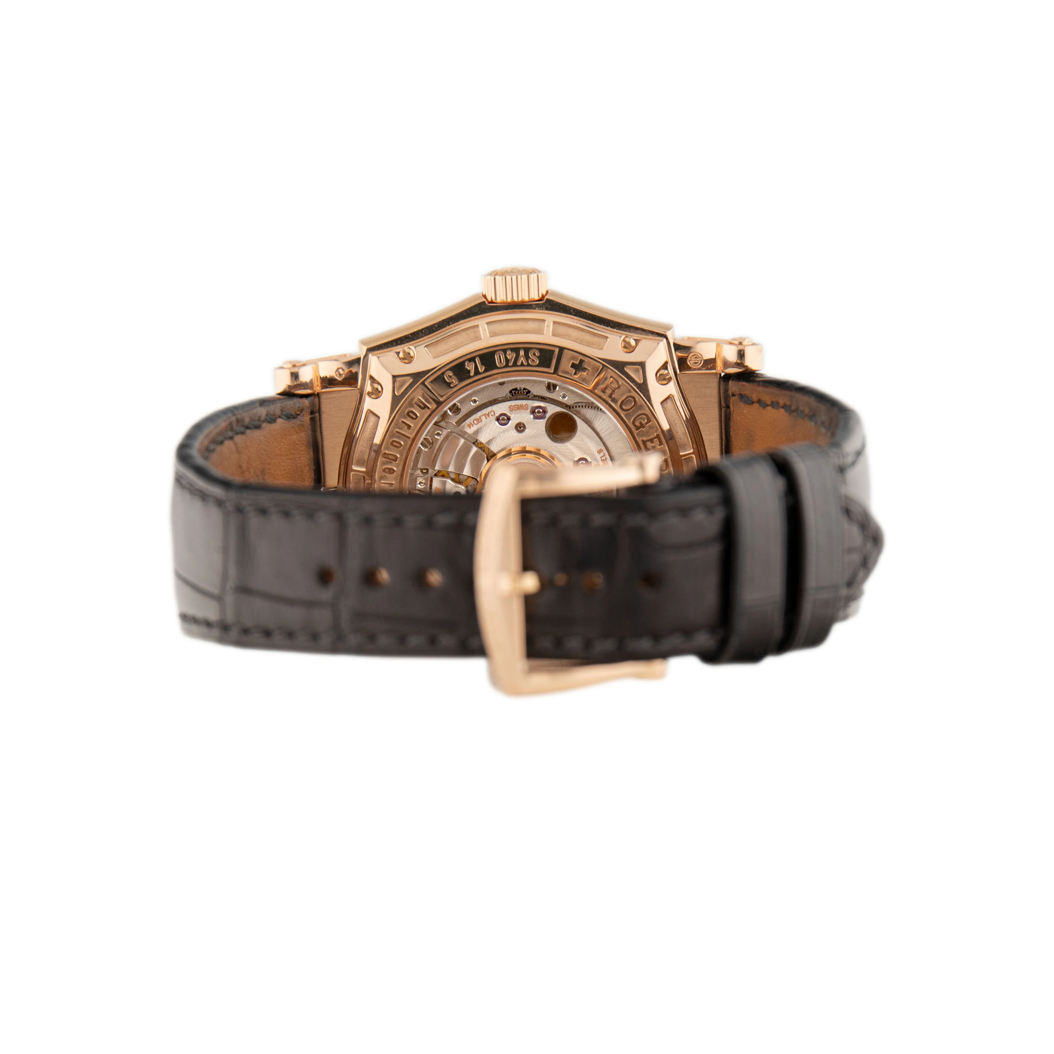 Roger Dubuis Sympathie Rose Gold White Dial 41mm SY40 14 5 - Image 5