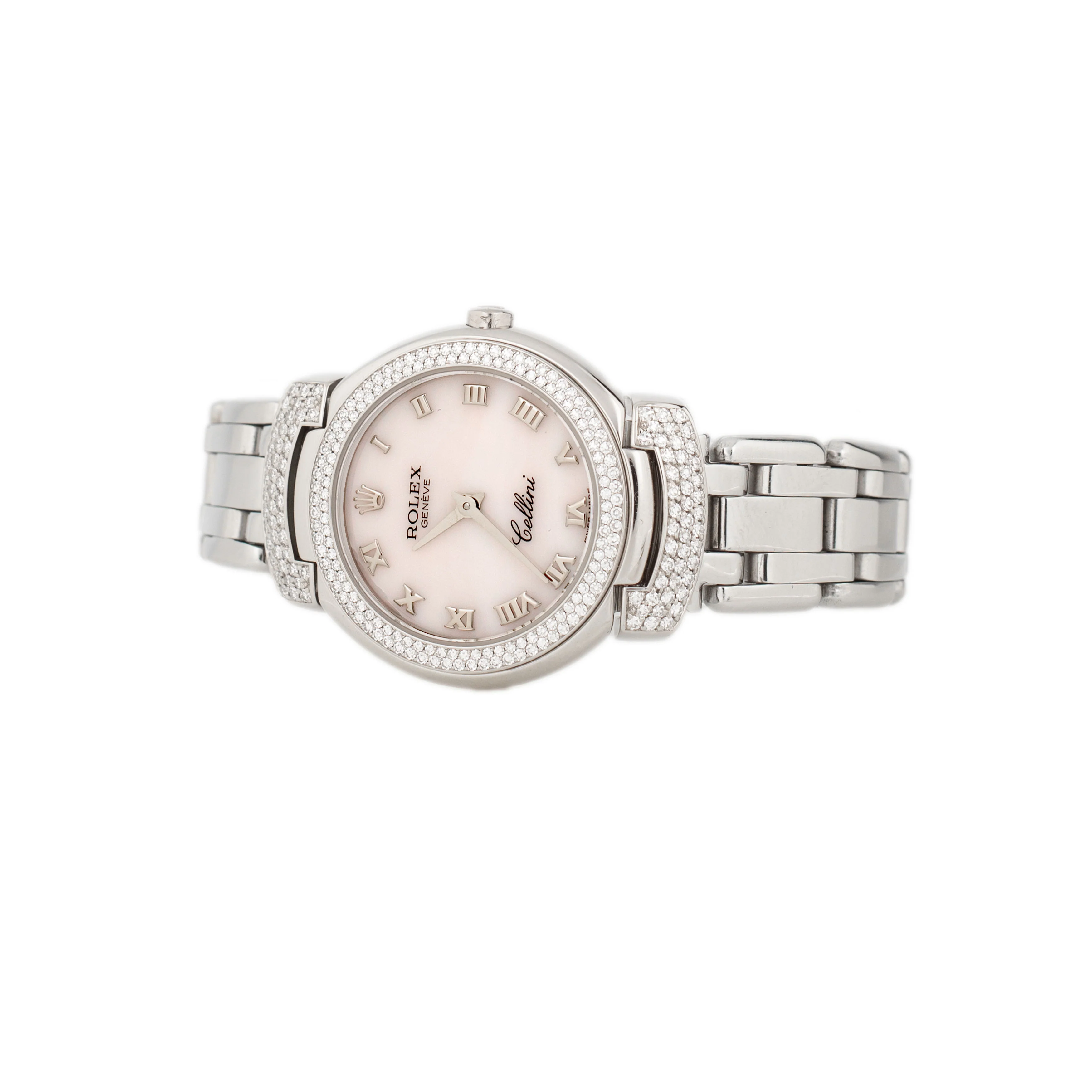 Rolex Cellini Cellisima White Gold Mother Of Pearl Dial 26mm 6673/9 - Image 3