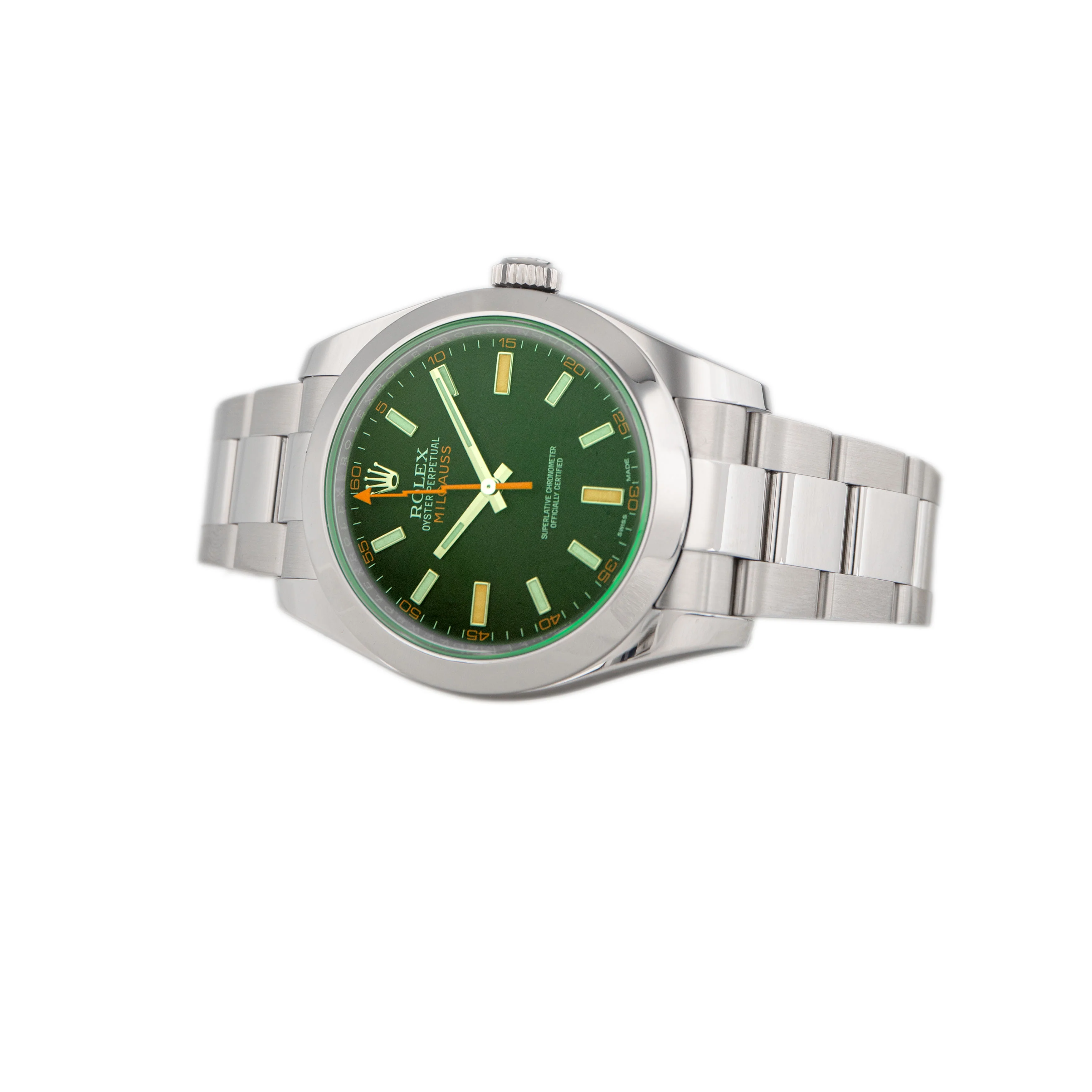Rolex Milgauss Stainless Steel Black Dial 40mm 116400GV Full Set - Image 3