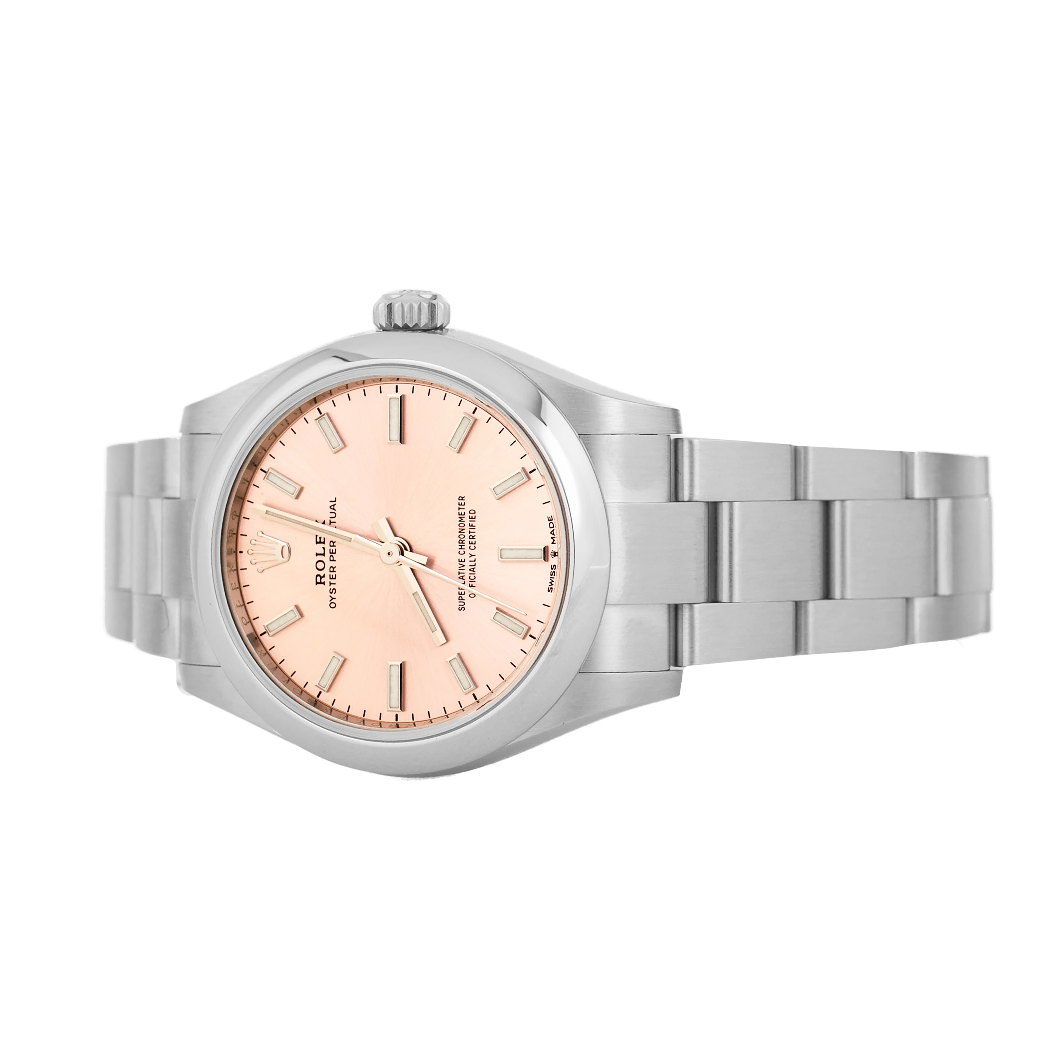 Rolex Oyster Perpetual 31 Stainless Steel Pink Dial 31mm 277200 Full Set - Image 3