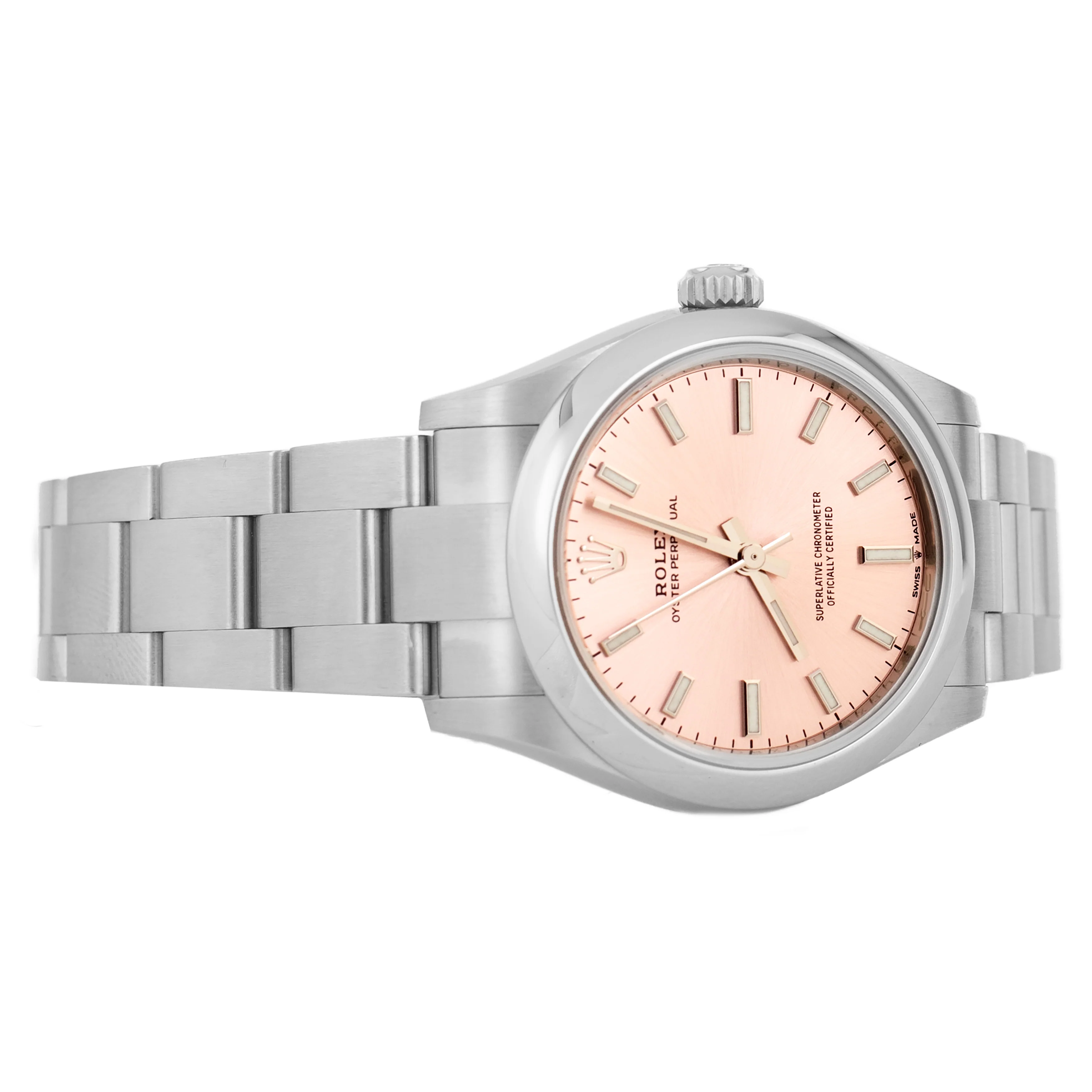 Rolex Oyster Perpetual 31 Stainless Steel Pink Dial 31mm 277200 Full Set - Image 4