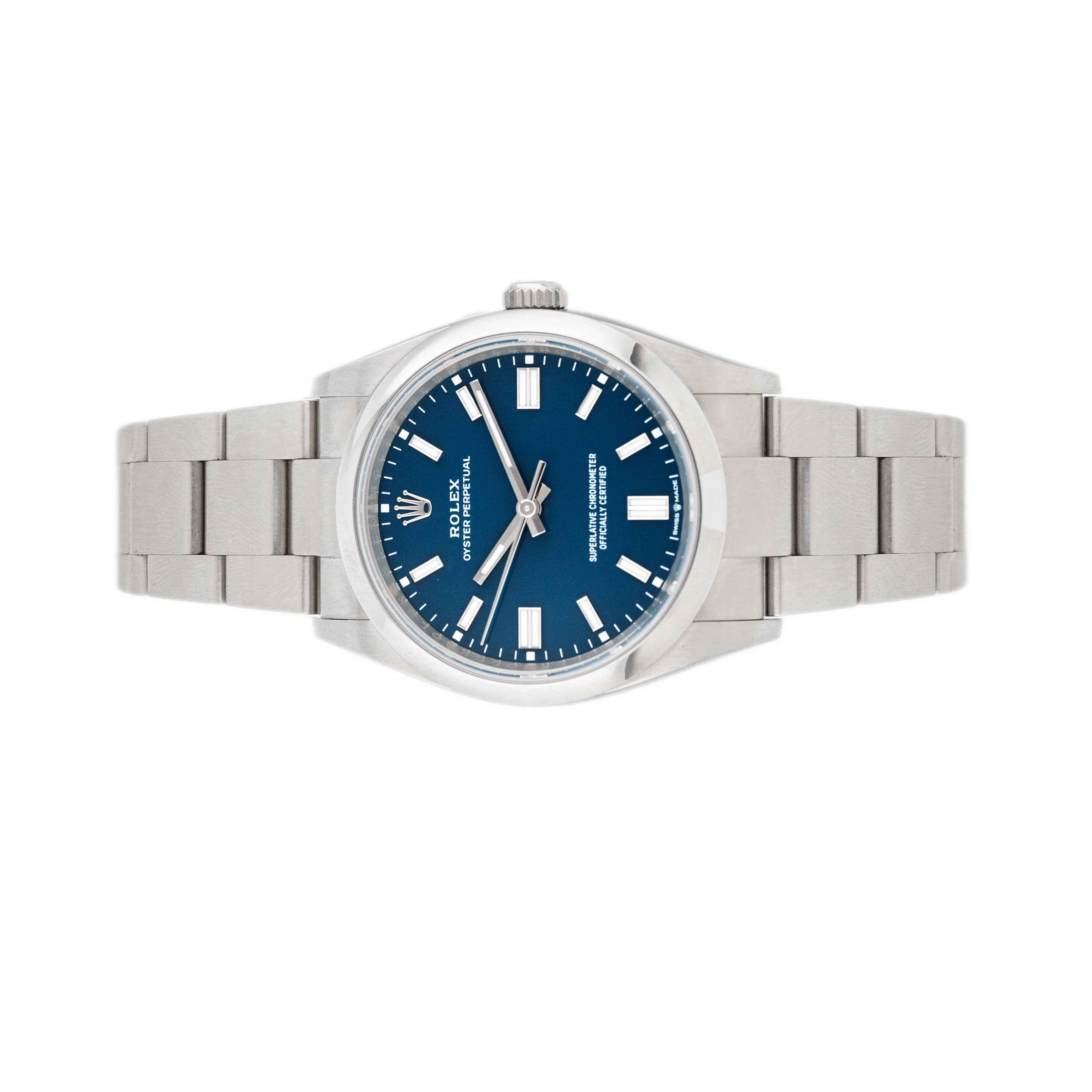 Rolex Oyster Perpetual 36 Stainless Steel Blue Dial 36mm 126000 Full Set - Image 2