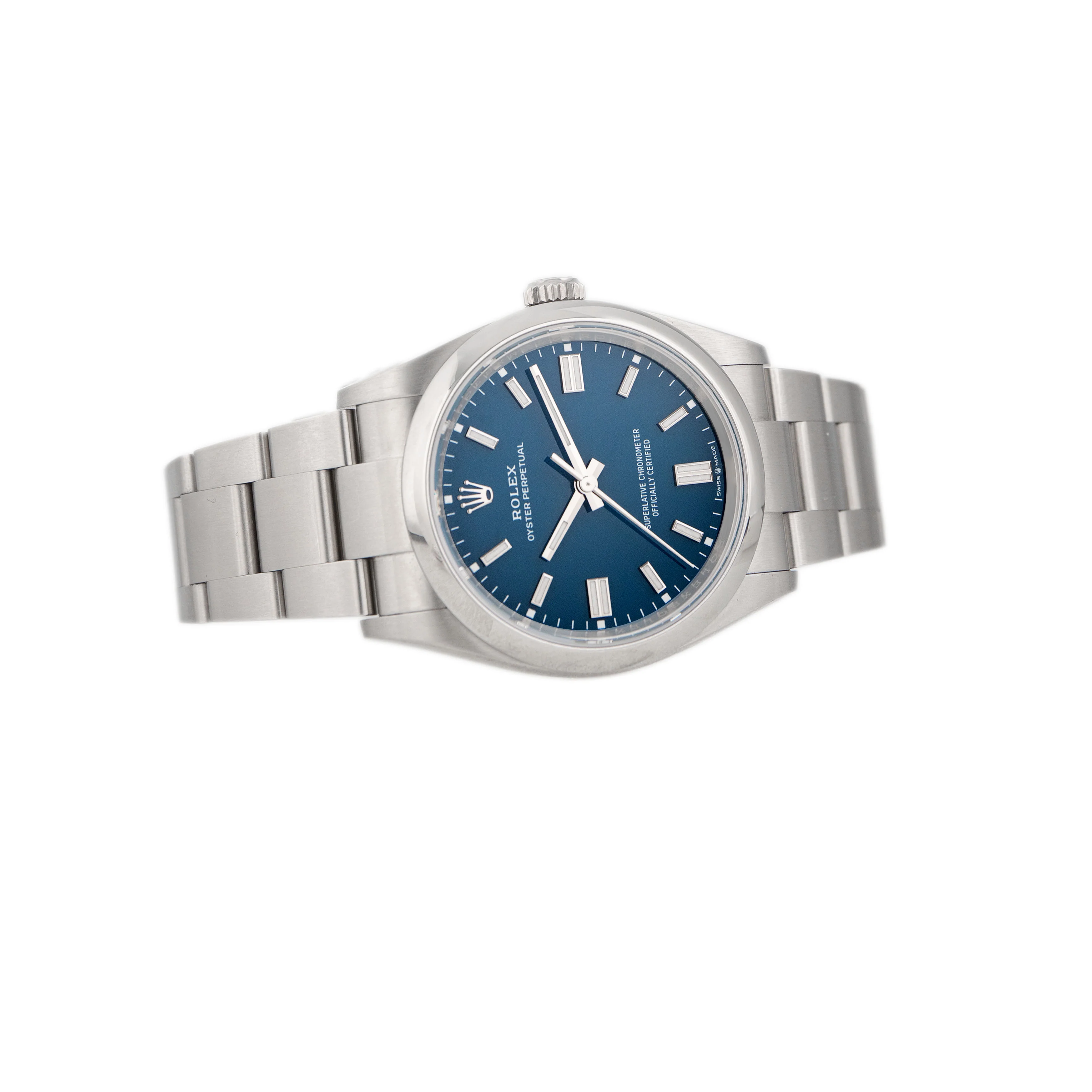 Rolex Oyster Perpetual 36 Stainless Steel Blue Dial 36mm 126000 Full Set - Image 4