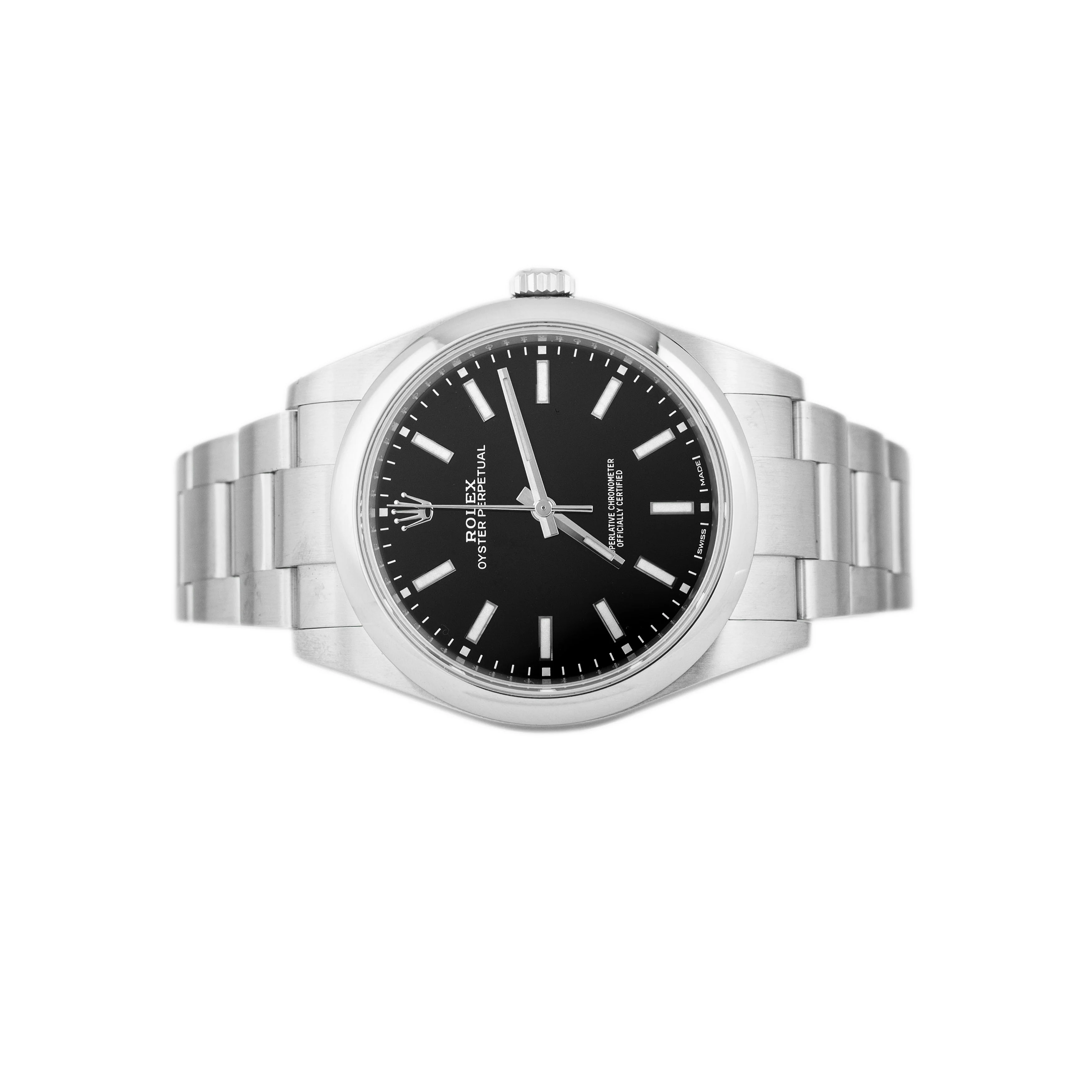Rolex Oyster Perpetual 39 Stainless Steel Black Dial 39mm 114300 Full Set - Image 2