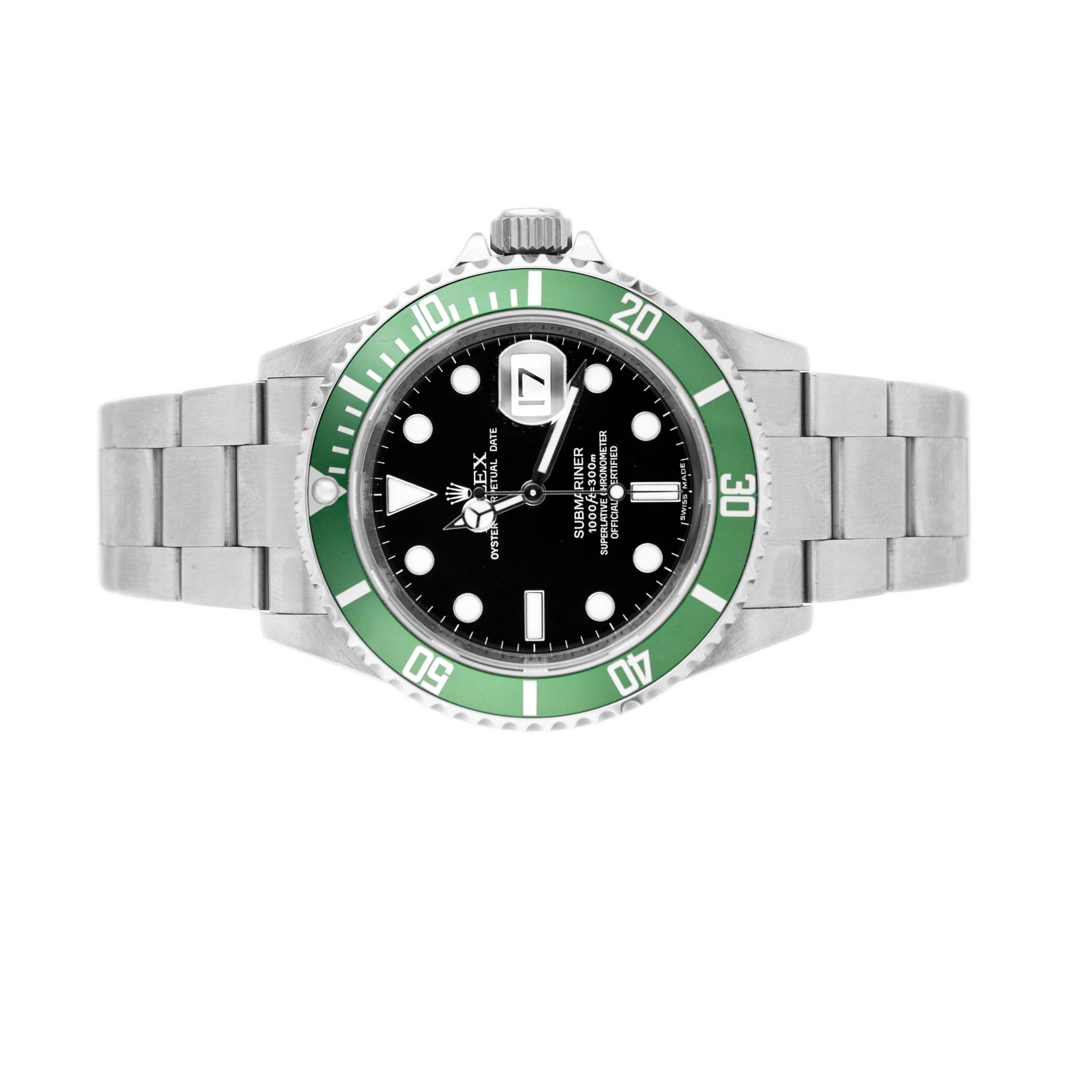 Rolex Submariner Date Kermit Stainless Steel Black Dial 40mm 16610LV Full Set - Image 2