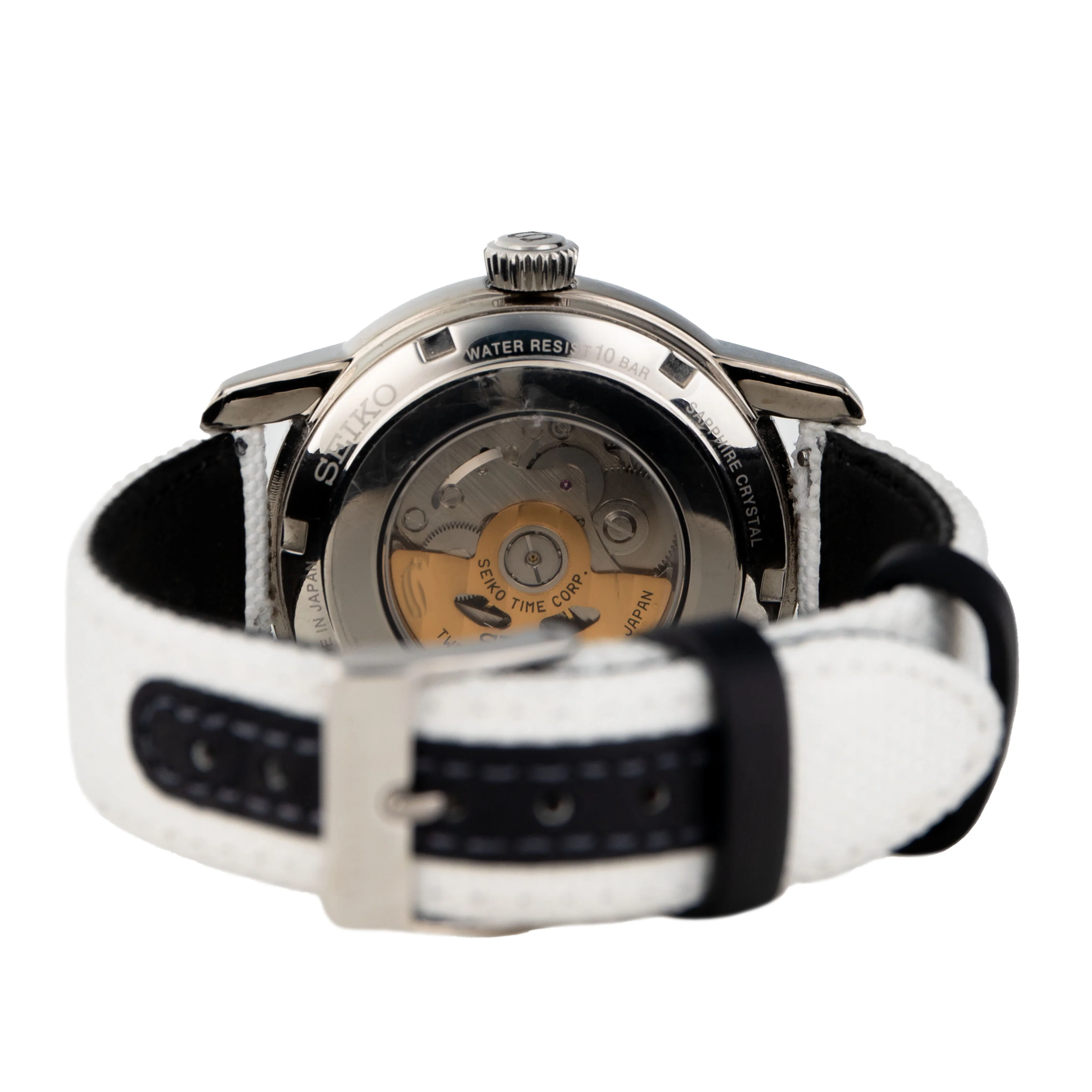 Seiko Presage Craftsmanship Series Stainless Steel White Enamel Dial 40.2mm SPB403 Full Set - Image 5