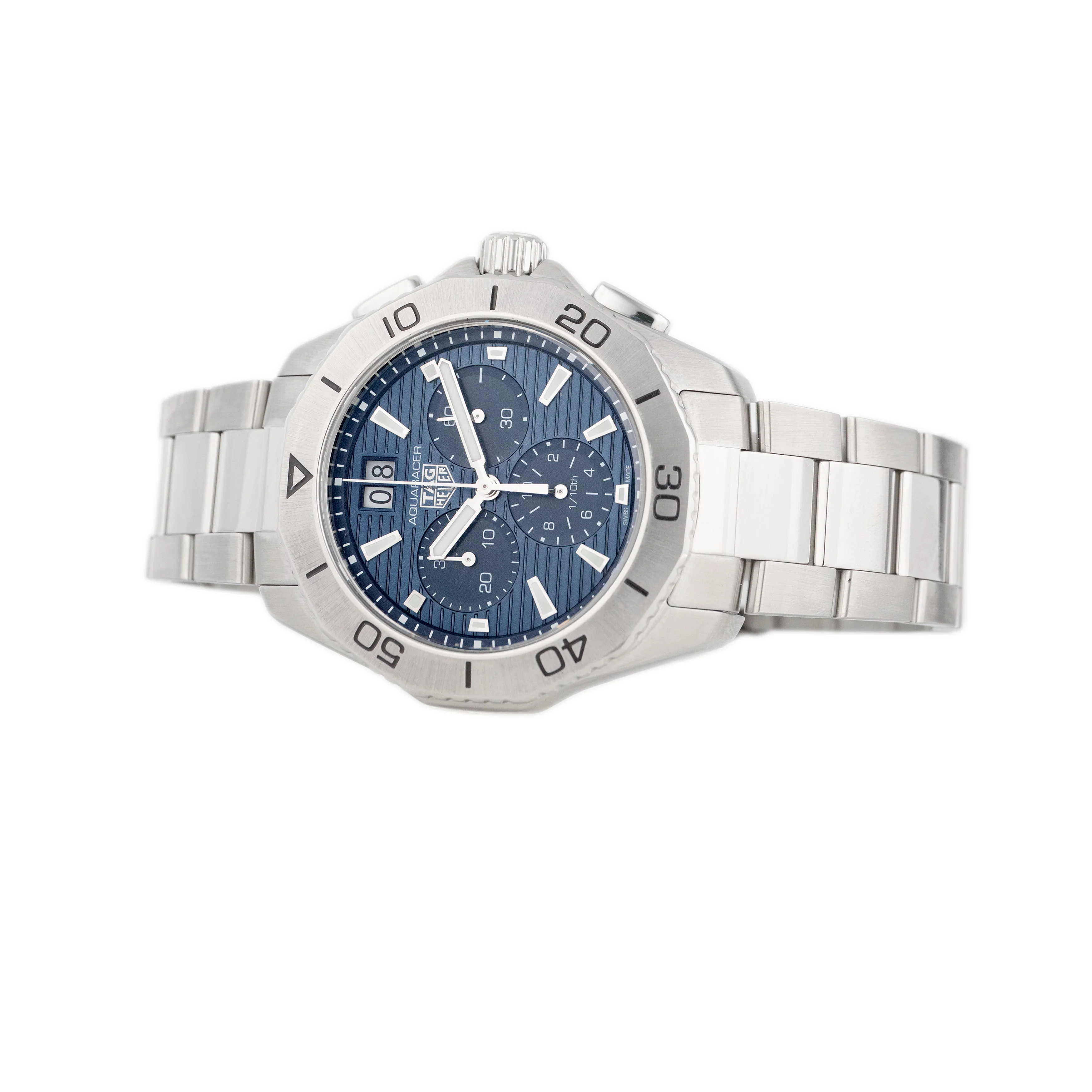 Tag Heuer Aquaracer Professional Stainless Steel Blue Dial 40mm cbp1113.ba0627 Full Set - Image 3
