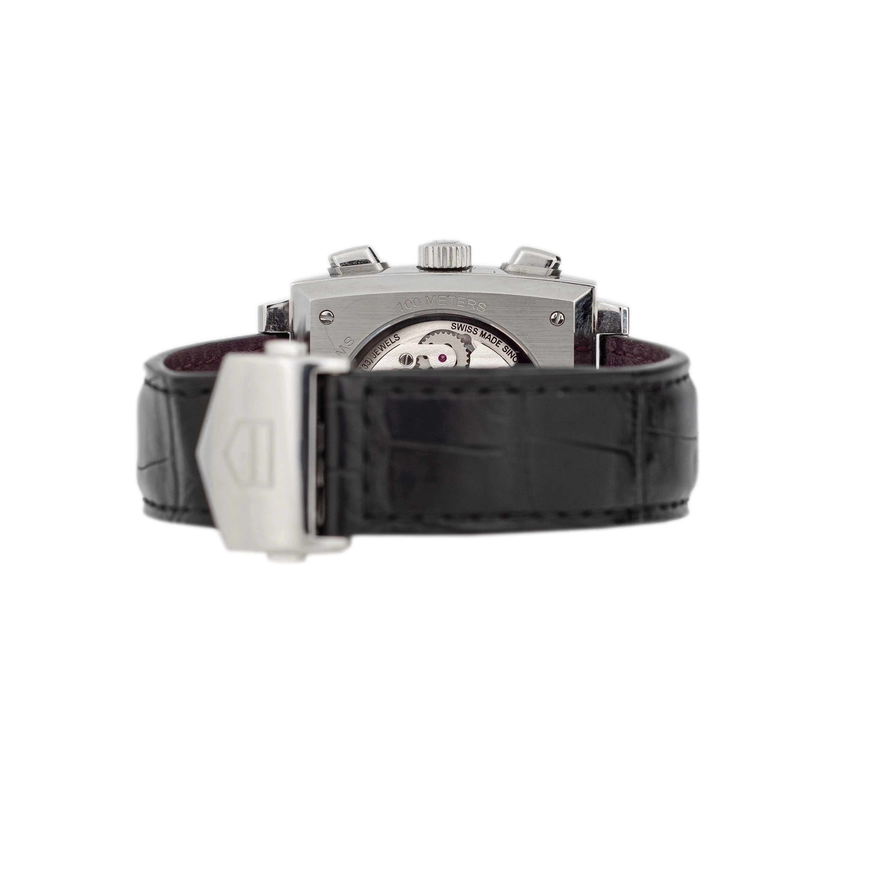 Tag Heuer Monaco Stainless Steel Purple Dial 39mm CBL2118.FC6518 Full Set - Image 5