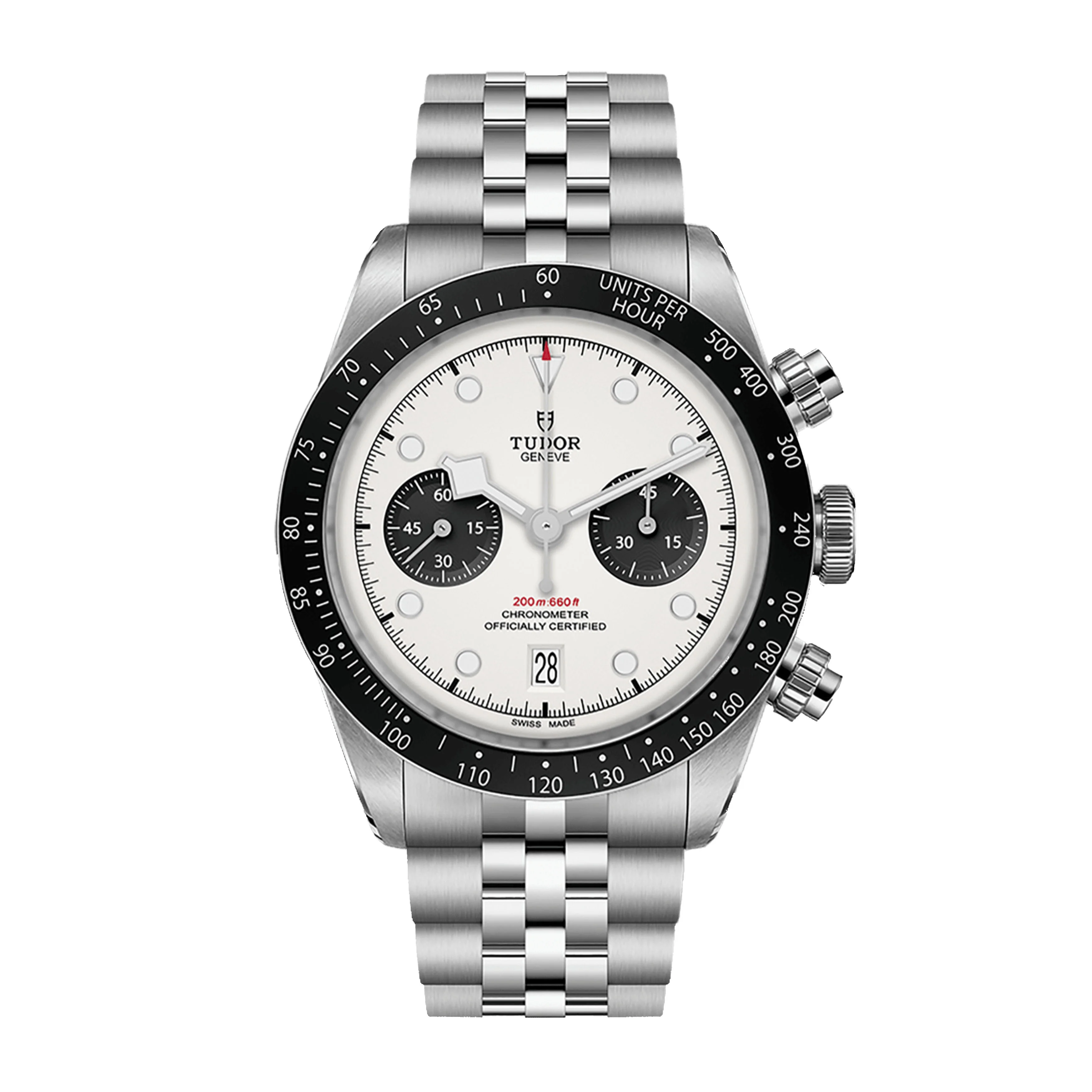 Tudor Black Bay Chrono Watch, 41mm White Dial, m79360n-0014