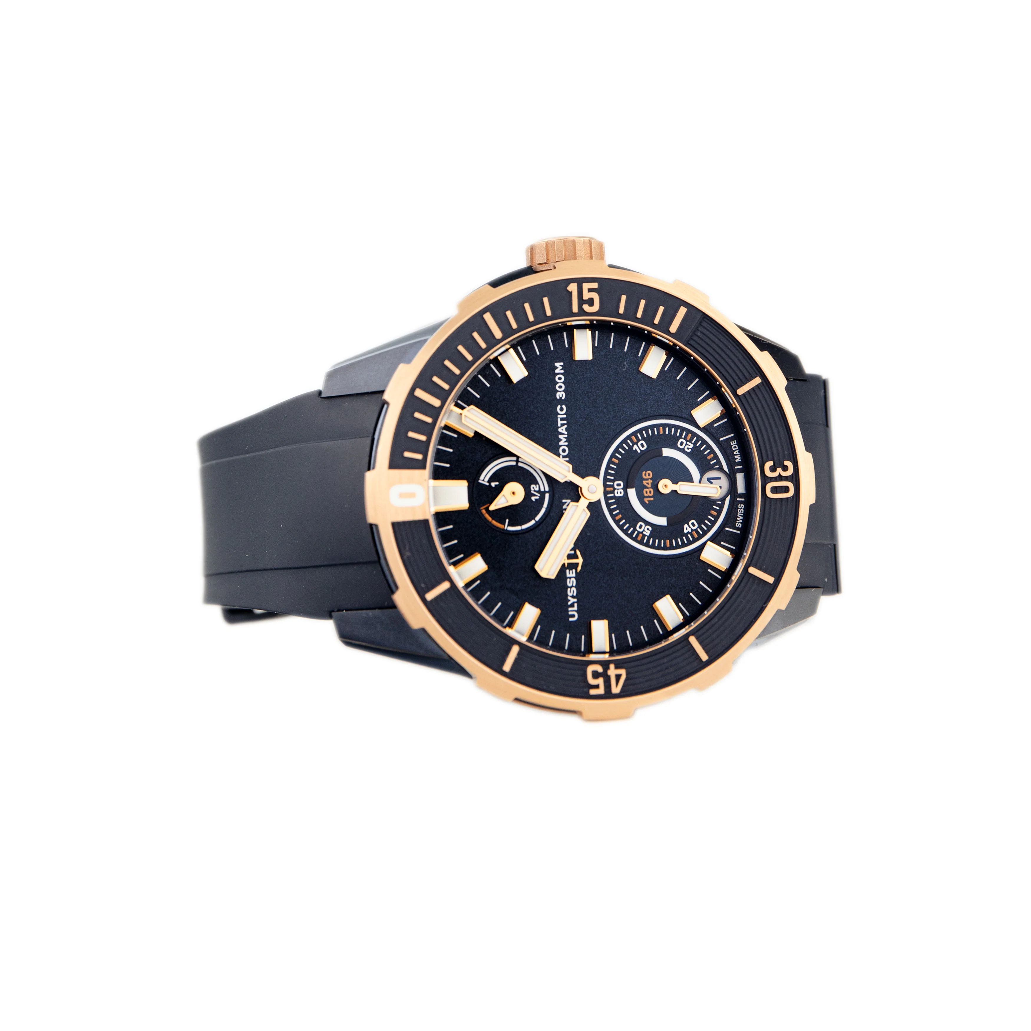 Ulysse Nardin Diver Chronometer Titanium Blue Dial 44mm 1185-170-3/Blue Full Set - Image 4