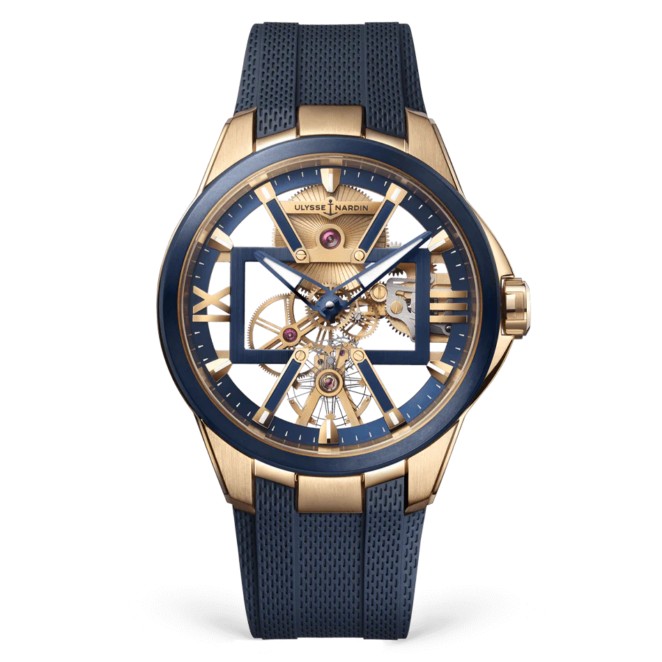 Ulysse Nardin Blast Skeleton X Watch, 42mm Blue Dial, 3716-260-3/03