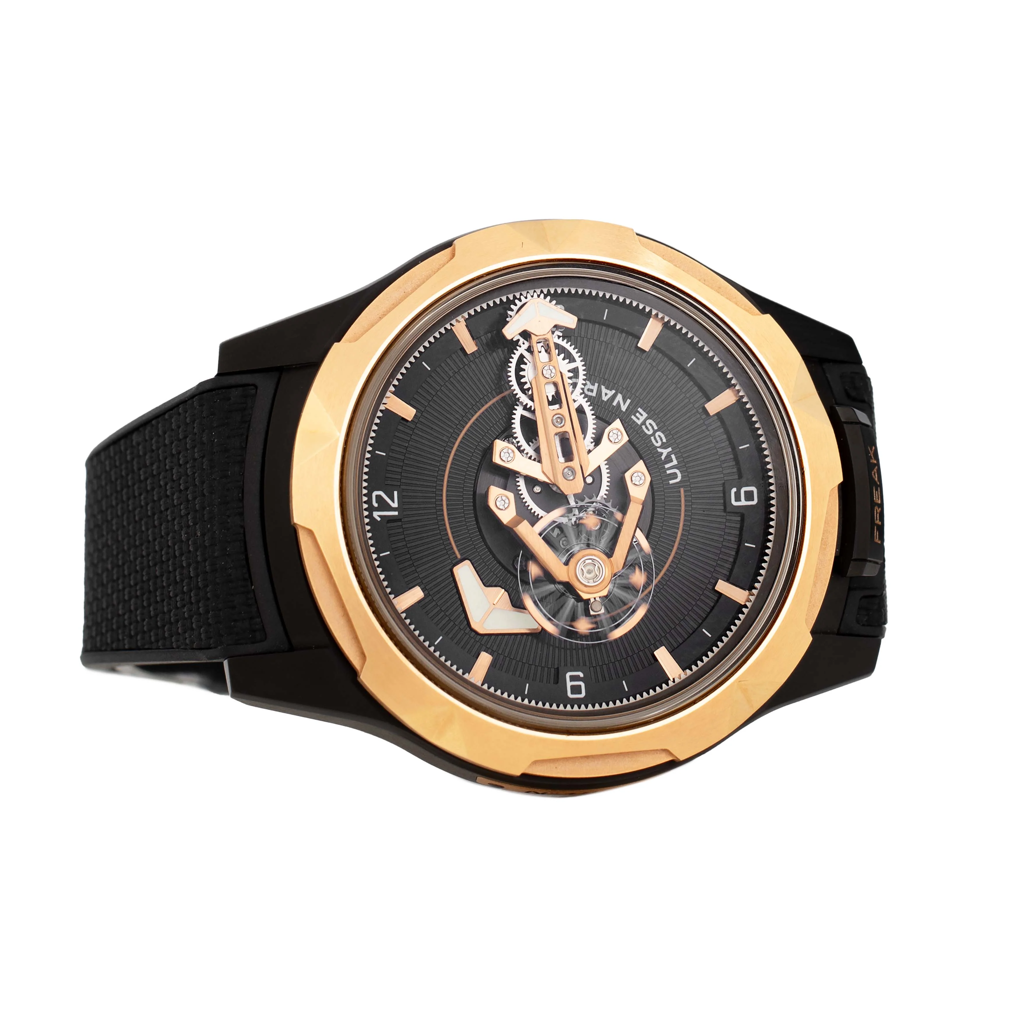 Ulysse Nardin Freak One Titanium & Rose Gold Black Dial 44mm 2405-500-2A/3D Full Set - Image 4