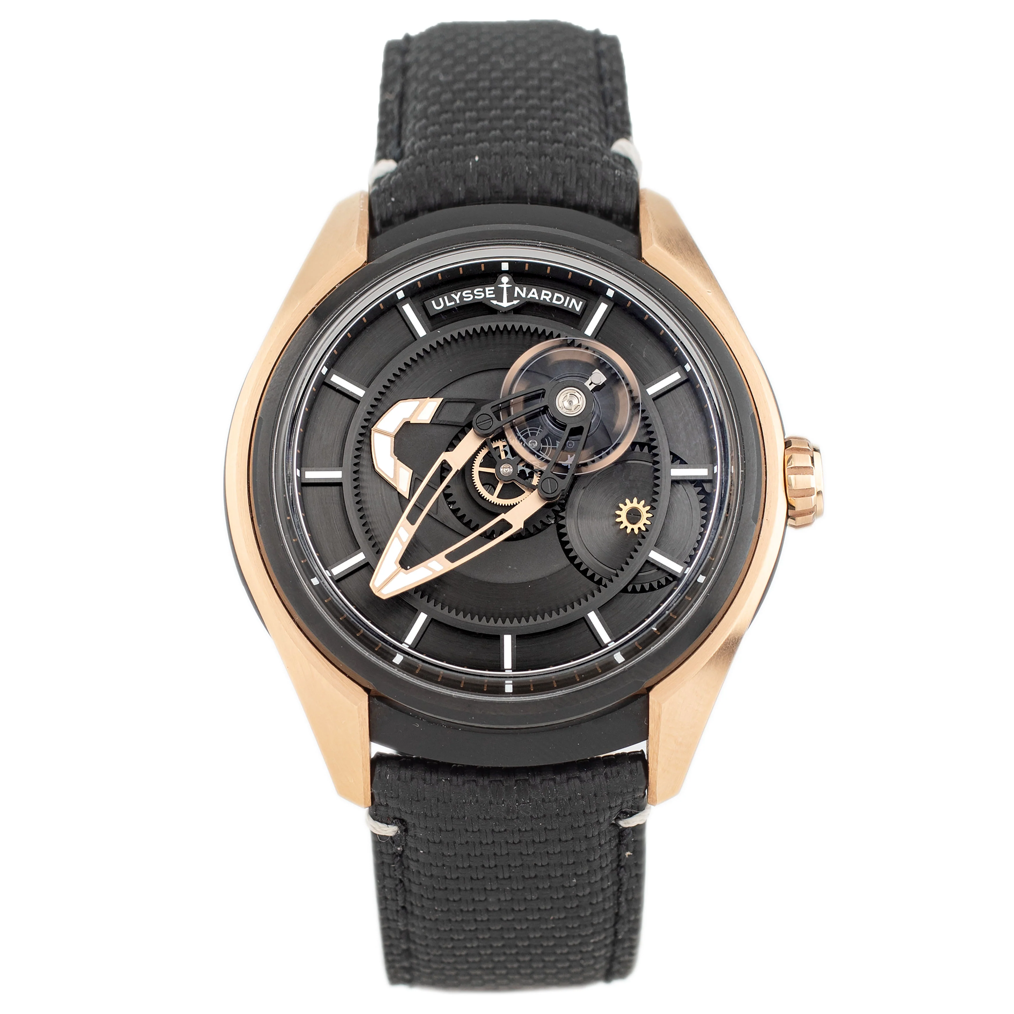 Ulysse Nardin Freak X Rose Gold Titanium Black Dial 43mm Black 2305-270/02 Full Set