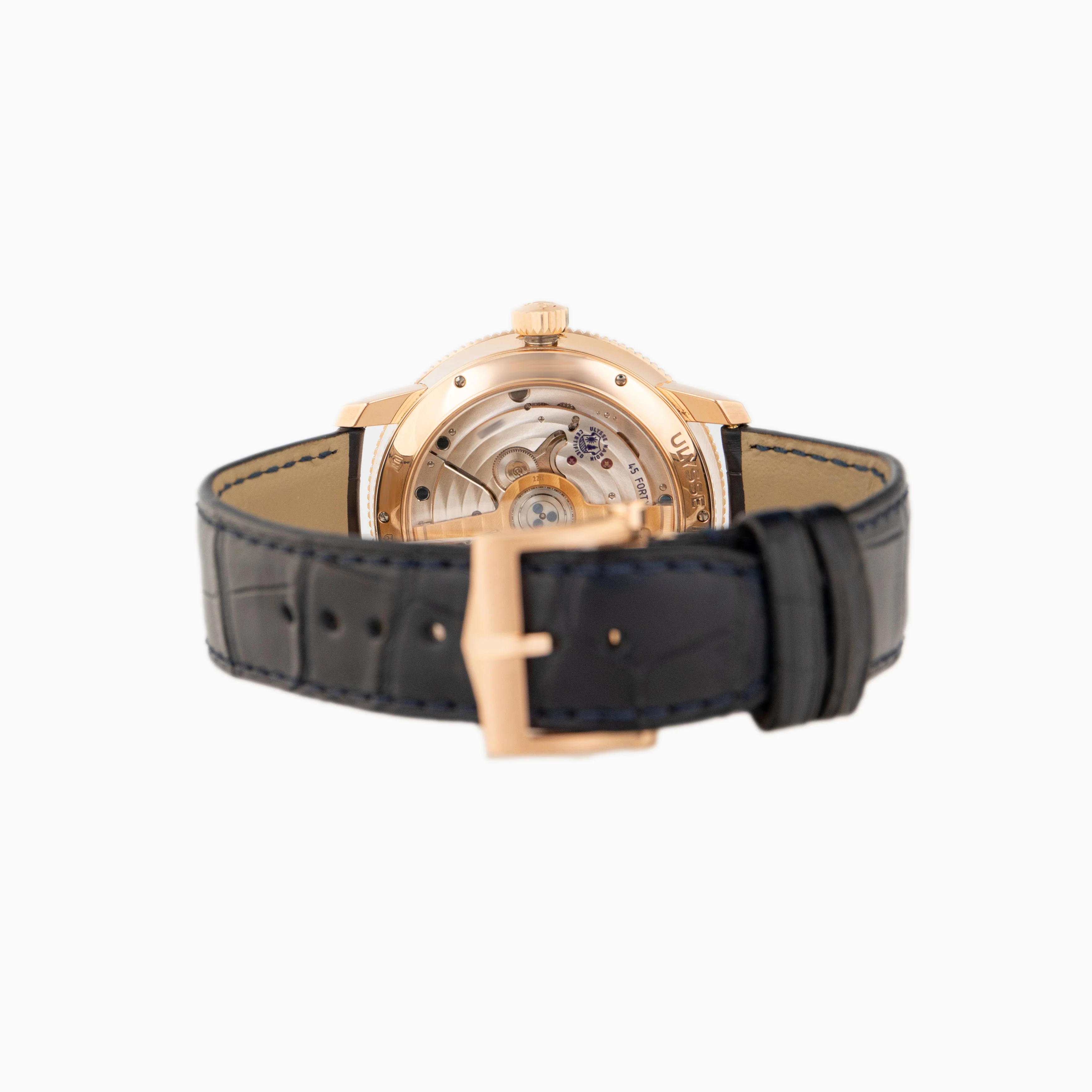 Ulysse Nardin Marine Torpilleur Moonphase White Dial Rose Gold 42mm 1192-310-0A/1A - Image 5