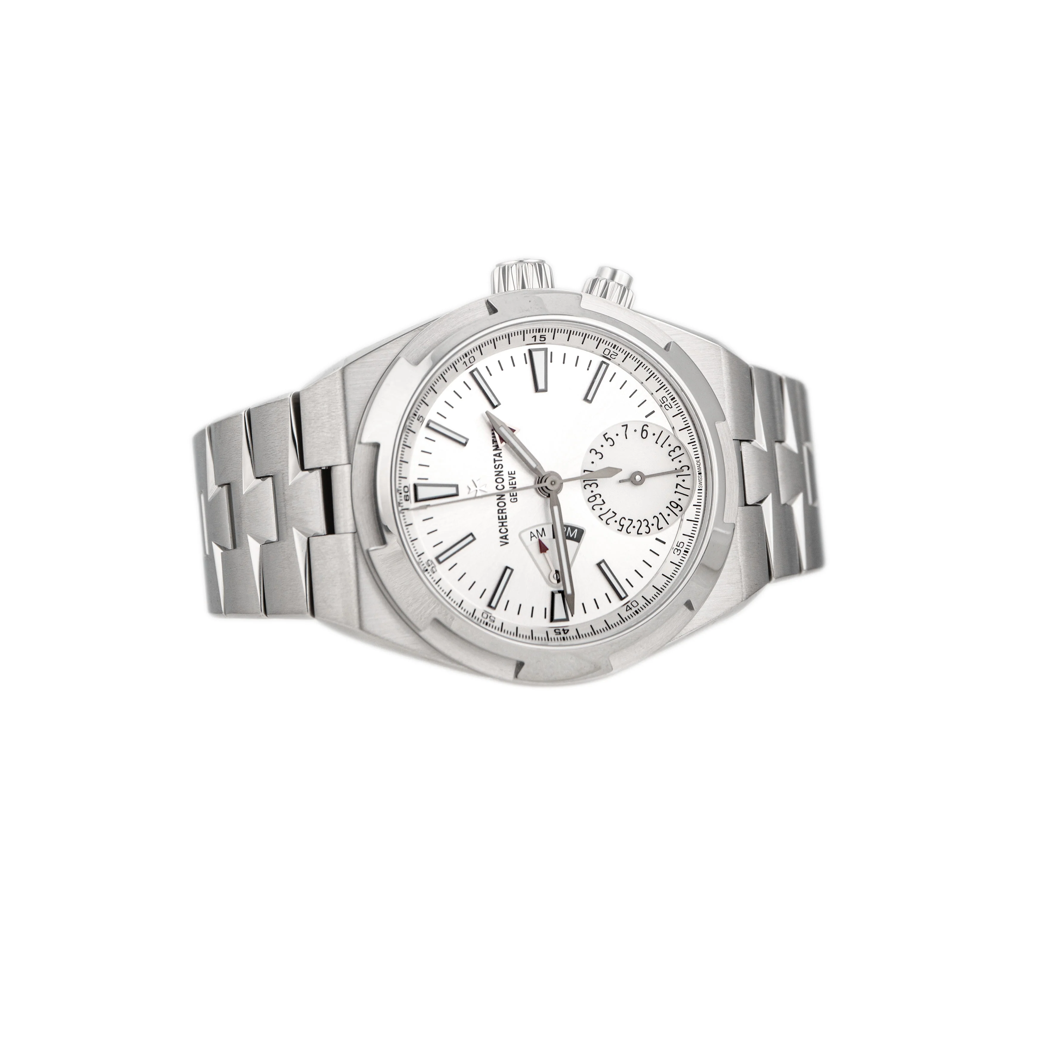 Vacheron Constantin Overseas Dual Time Stainless Steel Silver Dial 41mm 7900V/110A-B333 Full Set - Image 4