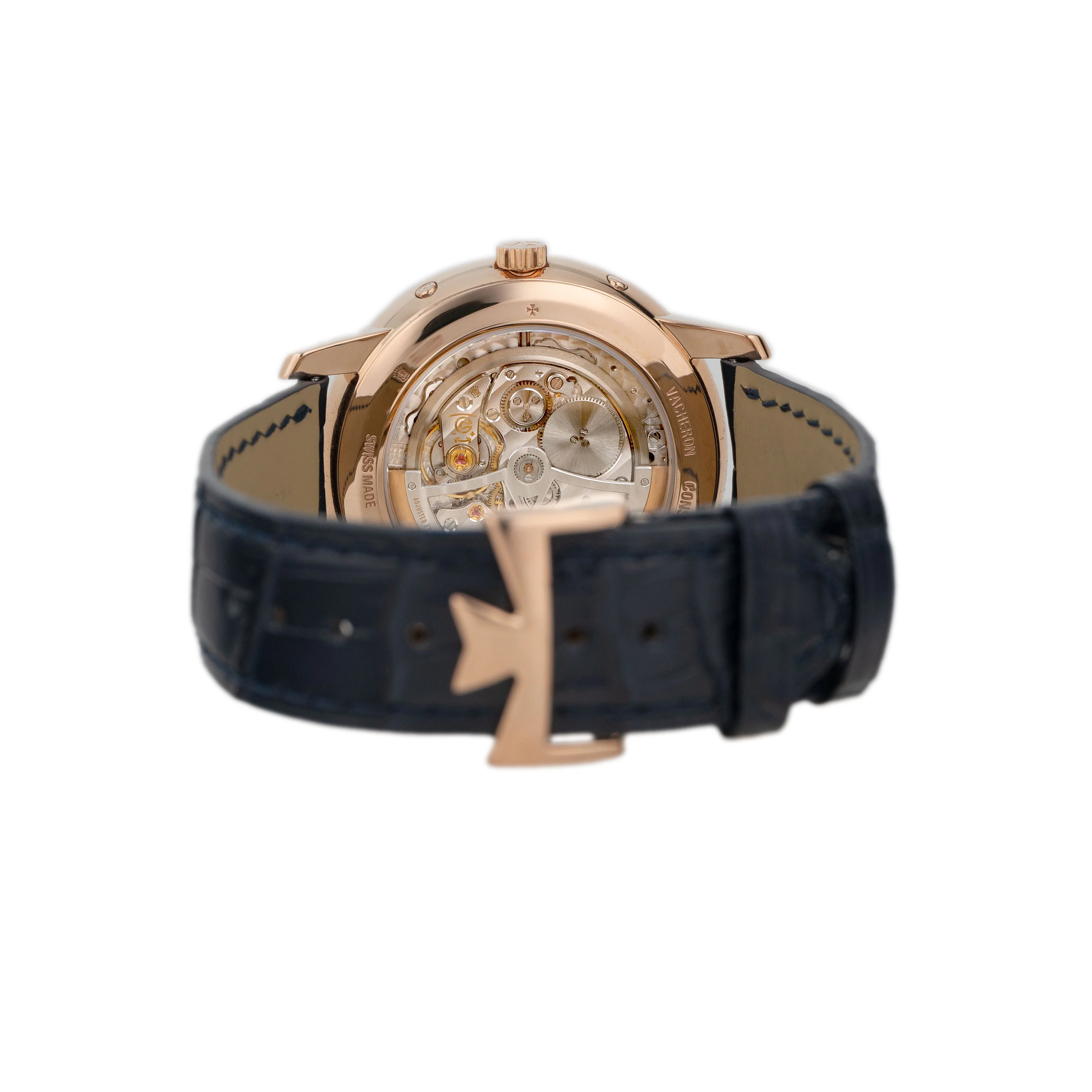 Vacheron Constantin Patrimony Perpetual Calendar Ultra Thin Rose Gold Blue Dial 41mm 43175/000R-B519 Full Set - Image 5