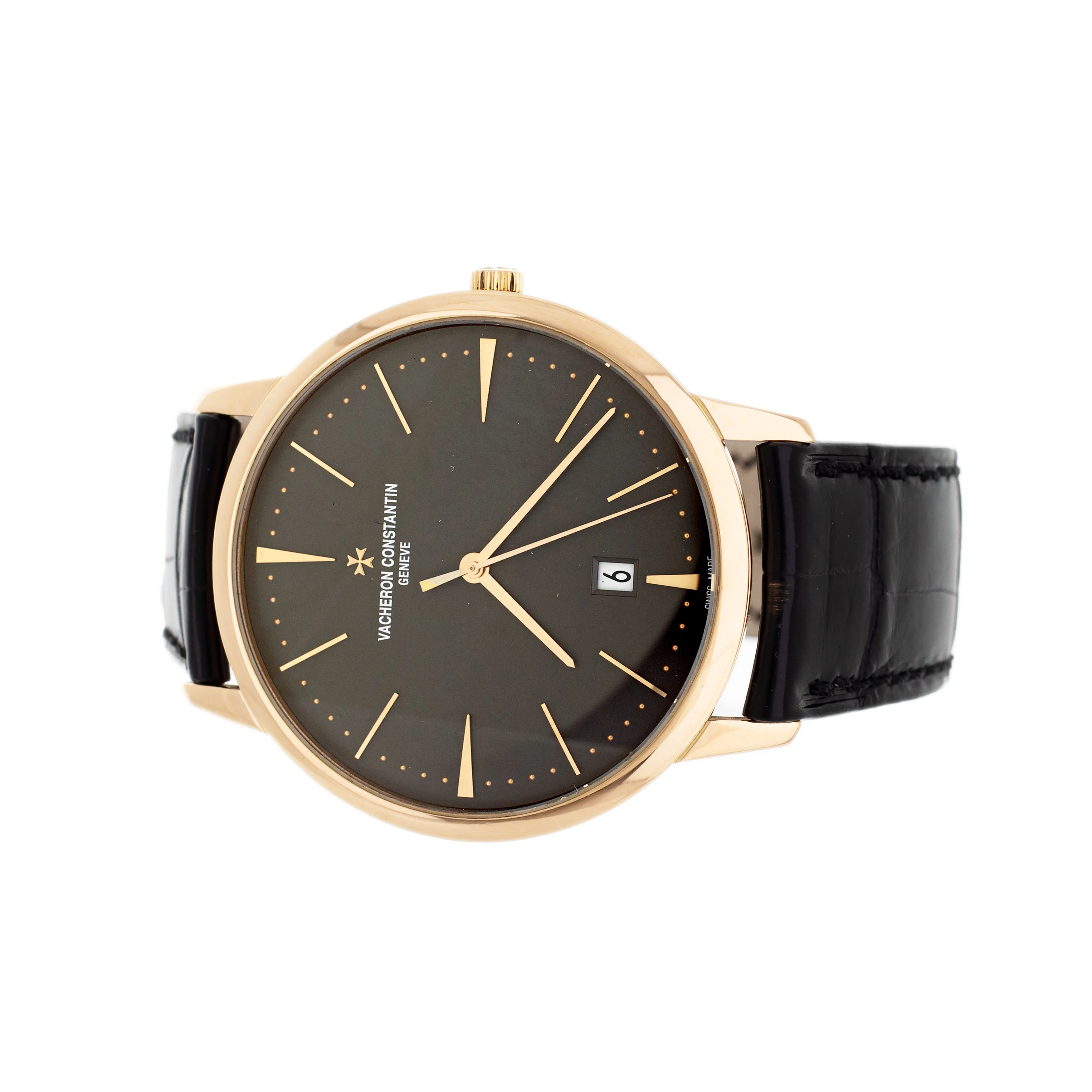 Vacheron Constantin Patrimony Rose Gold Gray Dial 42mm 85180/000r-9166 Papers Only - Image 3