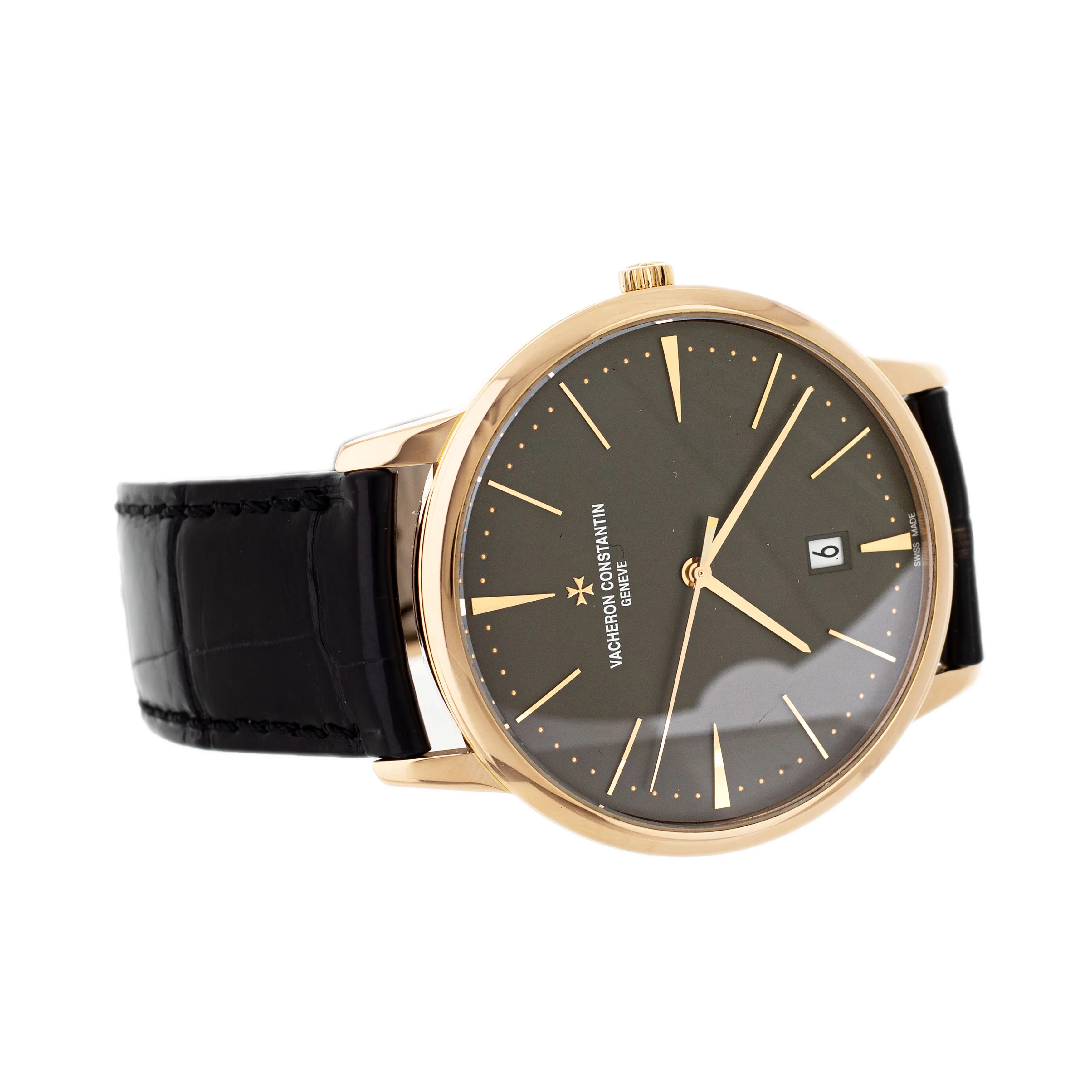 Vacheron Constantin Patrimony Rose Gold Gray Dial 42mm 85180/000r-9166 Papers Only - Image 4